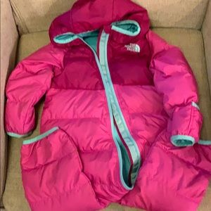North Face Snowsuit 12-18M